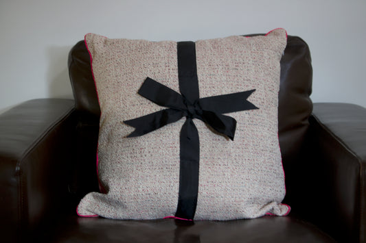 Pink Bow Pillow