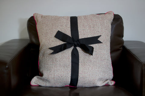 Pink Bow Pillow