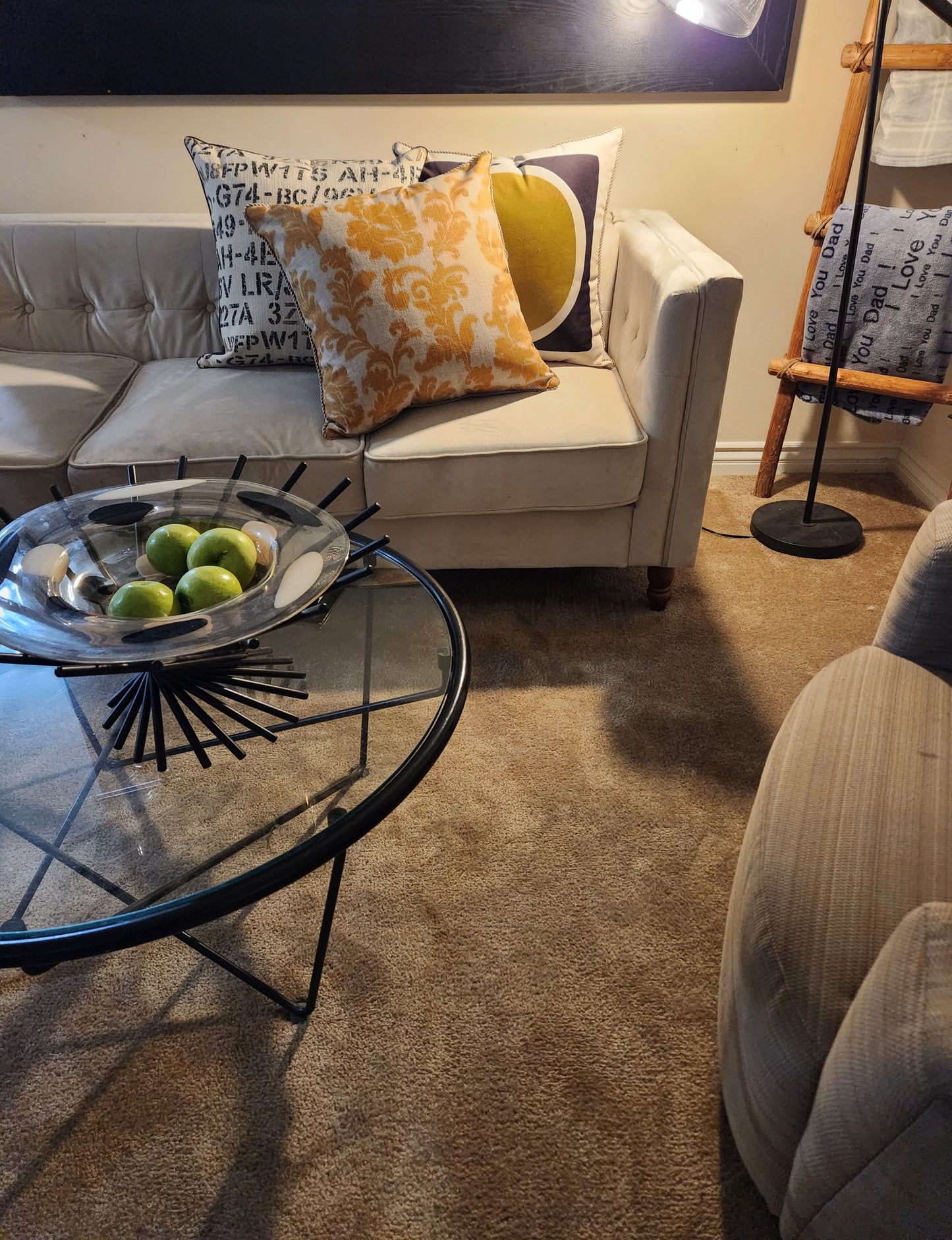 Journalist Golden Ikat Damask Print